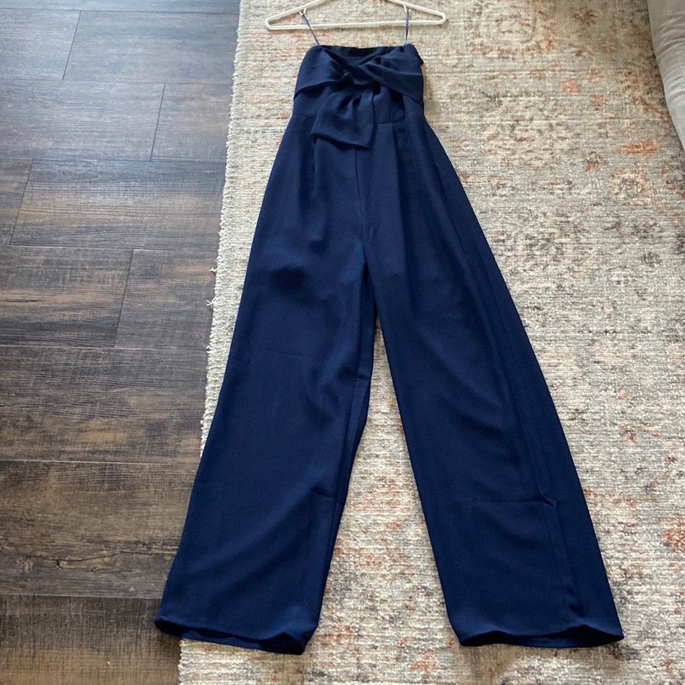 Navy one piece jumpsuit